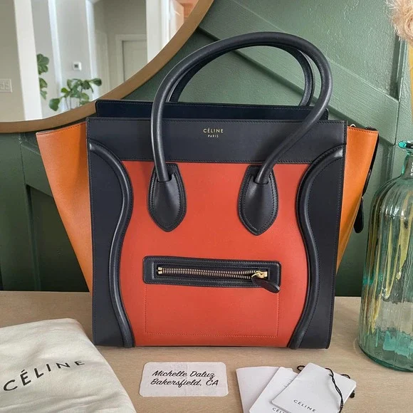 Celine tri color bag shop